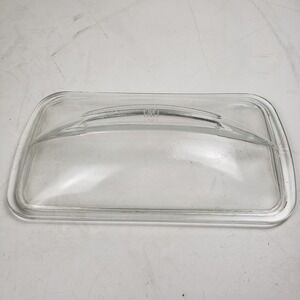 Vintage Westinghouse Glass Refrigerator Dish Loaf Pan Replacement Lid W Logo